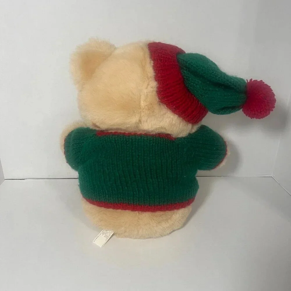 Vintage Christmas Teddy Bear